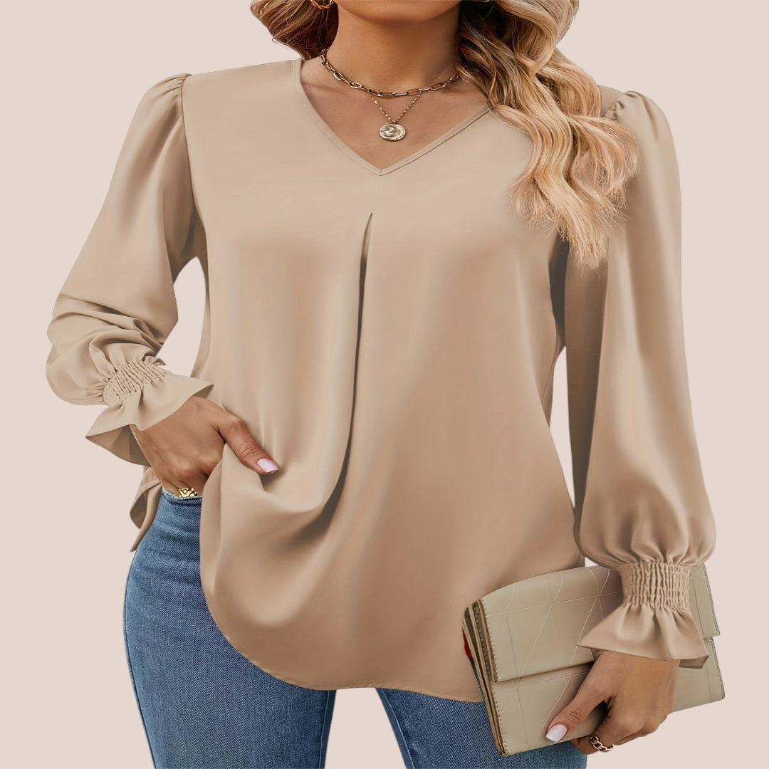 Mira | Blusa Elegante con Scollo a V