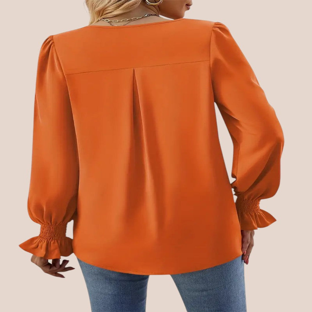 Mira | Blusa Elegante con Scollo a V