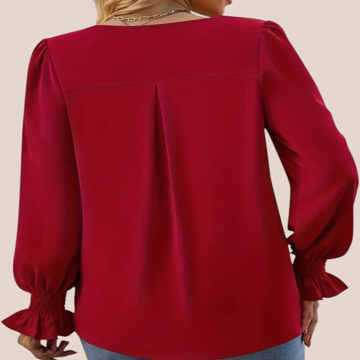 Mira | Blusa Elegante con Scollo a V