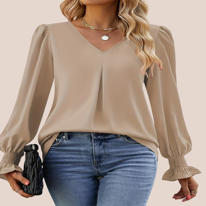 Mira | Blusa Elegante con Scollo a V